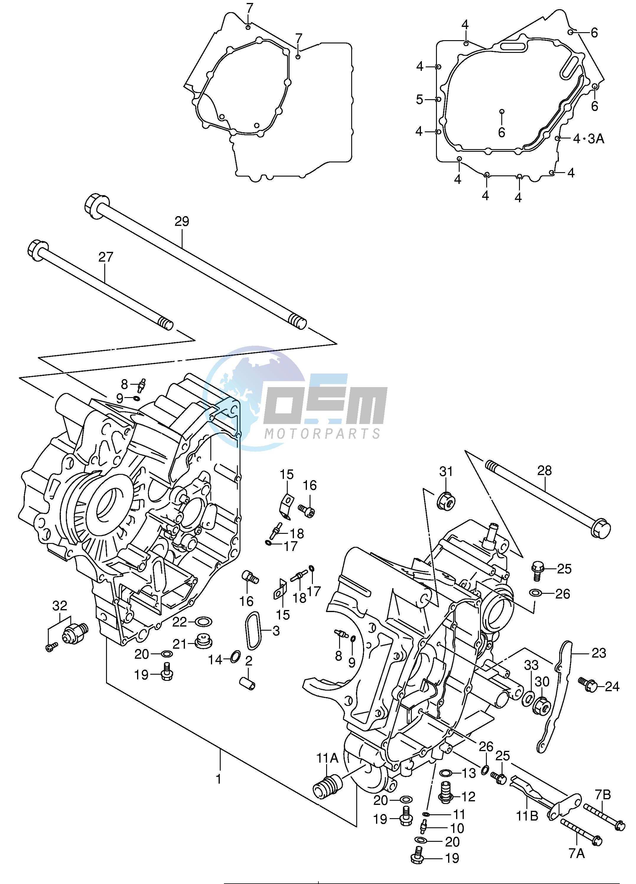 CRANKCASE (MODEL K1 K2)