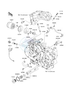 VN 900 D[VULCAN 900 CLASSIC LT] (6F-9F) D8F drawing OIL FILTER