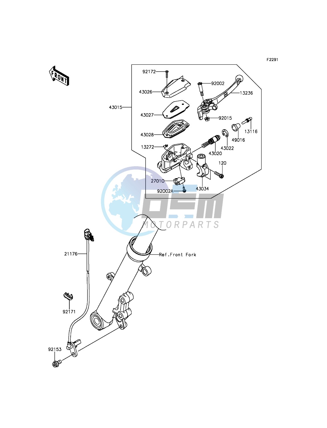 Front Master Cylinder