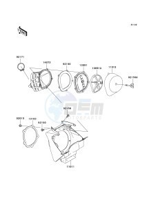 KX 250 M (M2) drawing AIR CLEANER