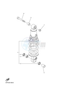 FZ8-N 800 FZ8 (NAKED) (39PL) drawing REAR SUSPENSION