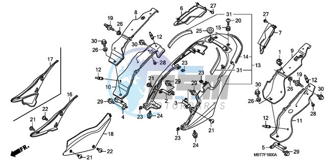 SEAT COWL/SIDE COVER