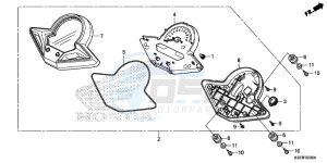 CBR300RAF CBR300RA Europe Direct - (ED) drawing METER