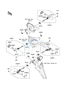 NINJA_250R EX250K9FA GB XX (EU ME A(FRICA) drawing Turn Signals