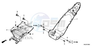 NC700SAC drawing REAR FENDER