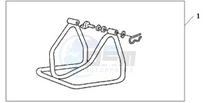 CBR1000RA9 France - (F / ABS CMF) drawing MAINTENANCE STAND