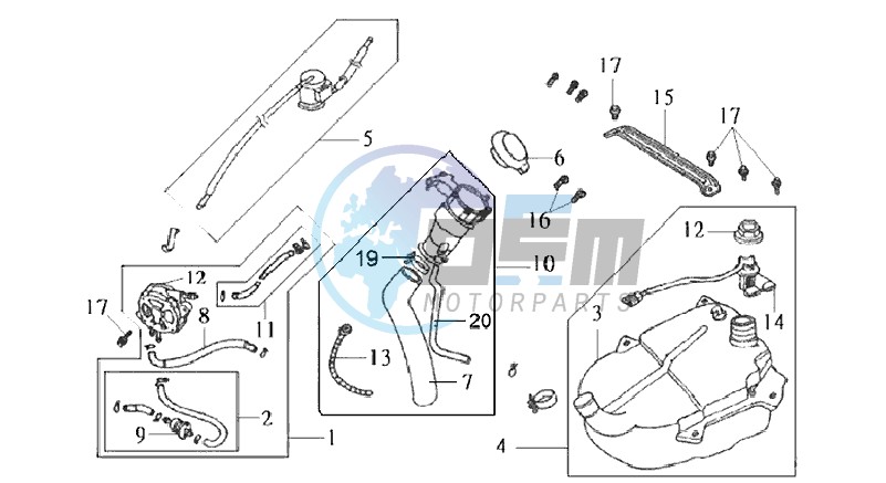 FUEL TANK - FUEL CUT