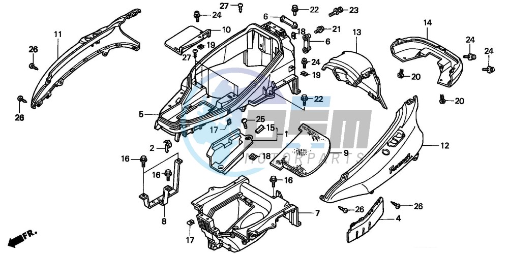 BODY COVER/LUGGAGE BOX