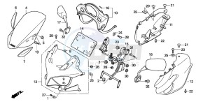 CBF600SA drawing COWL