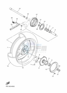 FJR1300-AE (BNP5) drawing REAR WHEEL