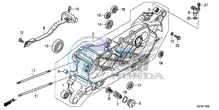 LEFT CRANKCASE