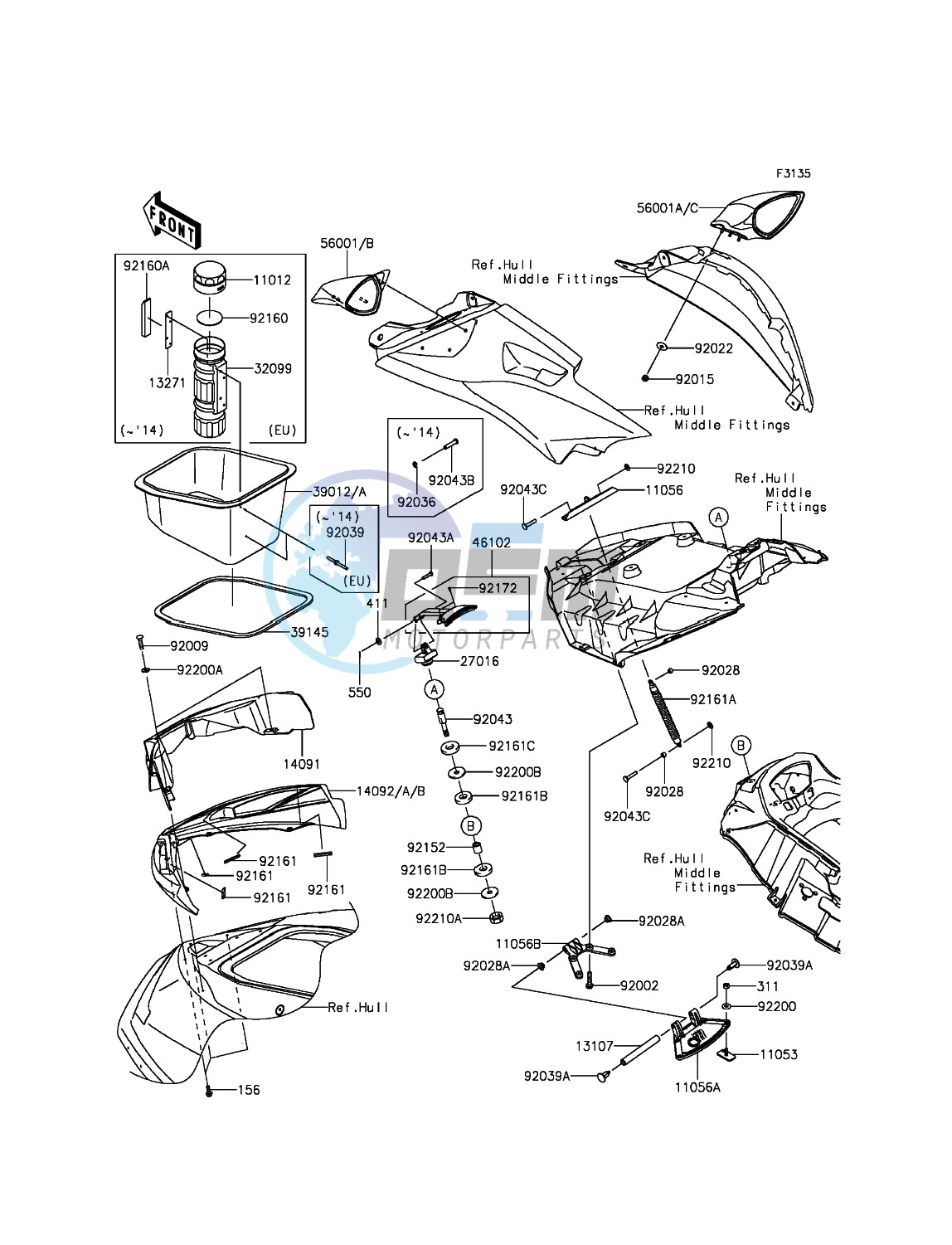 Hull Front Fittings