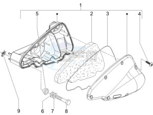 Liberty 125 4t Sport e3 drawing Air filter