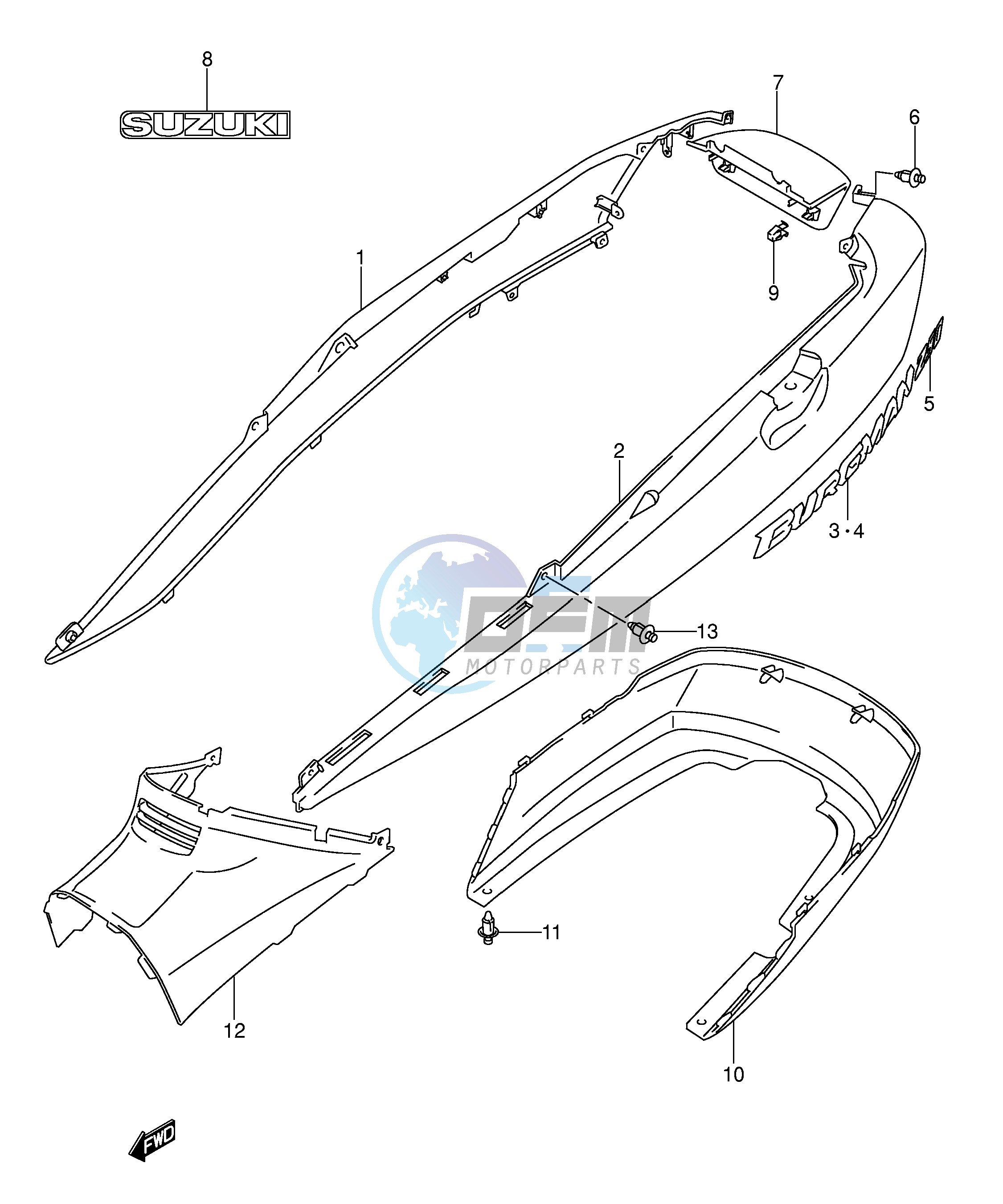 FRAME COVER (MODEL K3)