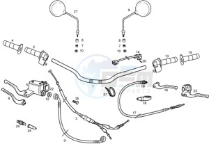 SMT 50 drawing Handlevar and controls