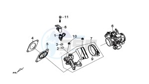 MAXSYM 600 I ABS EXECUTIVE (LX60A3-EU) (E4) (L7-M0) drawing INJECTION PARTS