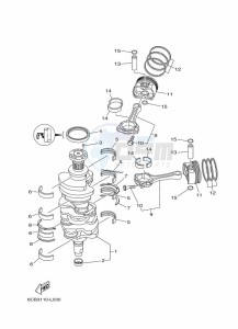 FL225FET drawing CRANKSHAFT--PISTON