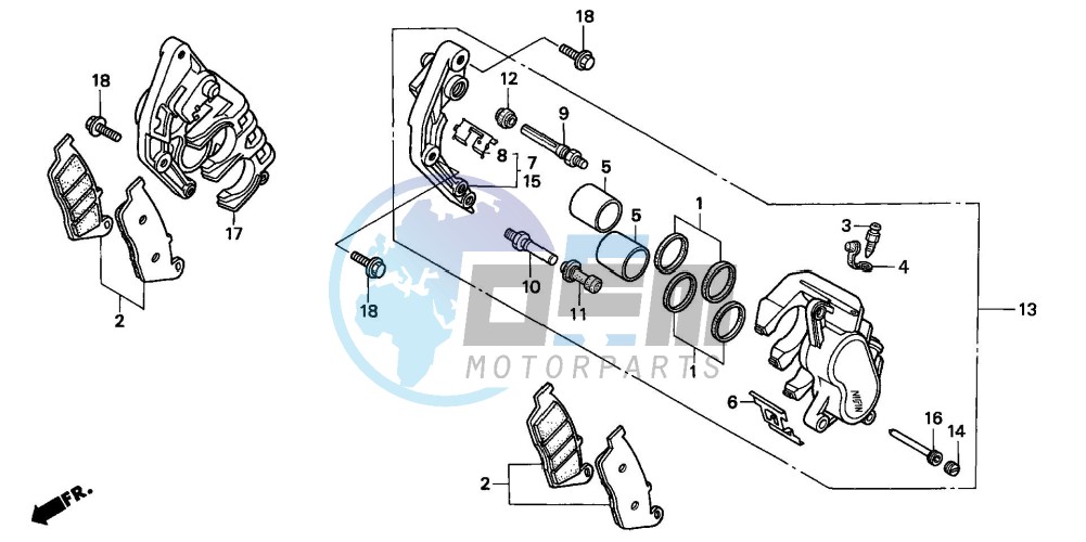 FRONT BRAKE CALIPER