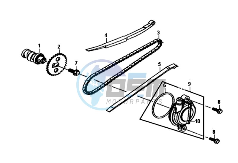 CHAIN / CHAIN TENSIONER  / CHAIN.