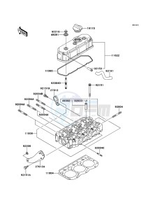 MULE 4010 TRANS 4x4 DIESEL KAF950G9F EU drawing Cylinder Head