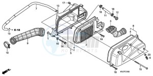 FES1259 France - (F / CMF 2F) drawing AIR CLEANER