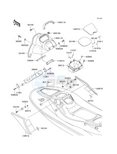 JT 1200 B [STX-12F] (B1-B3) [STX-12F] drawing HULL MIDDLE FITTINGS