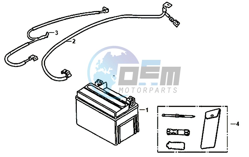 BATTERY / TOOL KIT