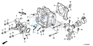 SH125RB drawing CYLINDER HEAD