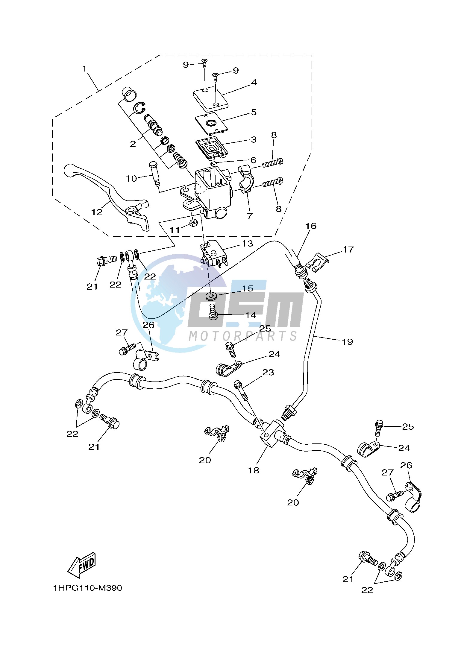 FRONT MASTER CYLINDER