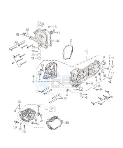 KISBEE 50 N drawing CRANKCASE