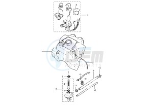 YQ AEROX 50 drawing FUEL TANK