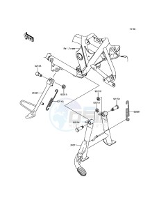 W800 EJ800AGFA GB XX (EU ME A(FRICA) drawing Stand(s)