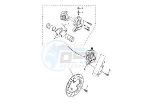 YN R NEO'S 50 drawing FRONT BRAKE CALIPER