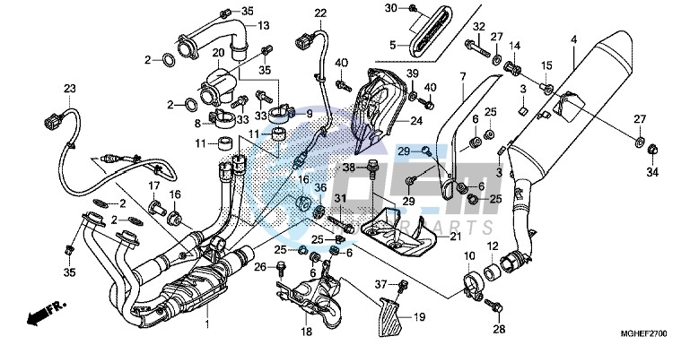 EXHAUST MUFFLER