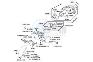 PEOPLE S 50 4T from 05-2009 drawing Rear Light Fender Rr Tire