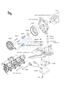 ZX 600 P [NINJA ZX-6R] (7F-8FA) P7F drawing GENERATOR