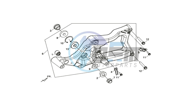 REAR FORK - REAR SUSPENSION