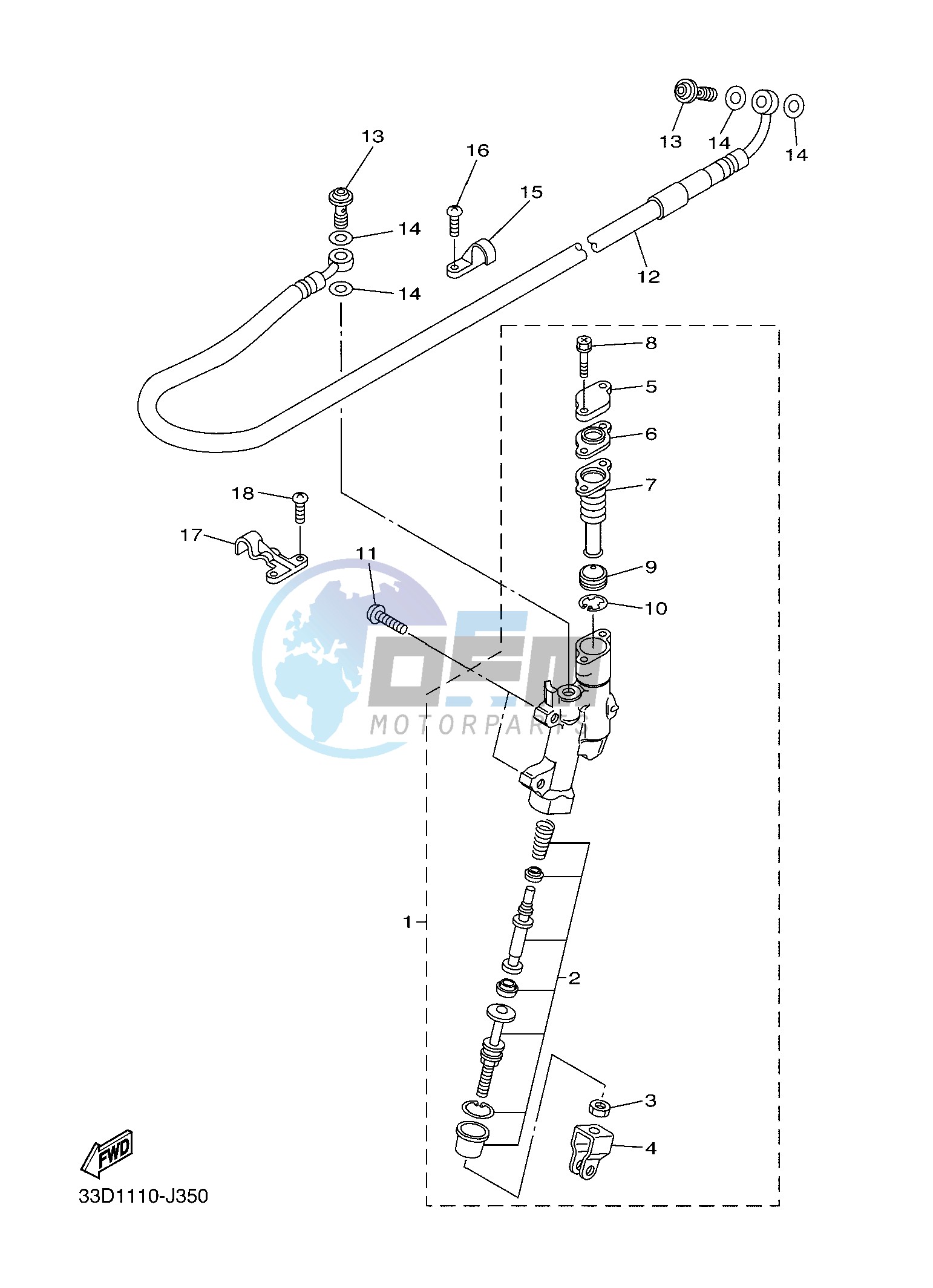 REAR MASTER CYLINDER