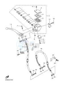 XJ6N 600 XJ6-N (NAKED) (20SV) drawing FRONT MASTER CYLINDER