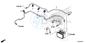 CBR300RAF CBR300RA Europe Direct - (ED) drawing BRAKE PIPE