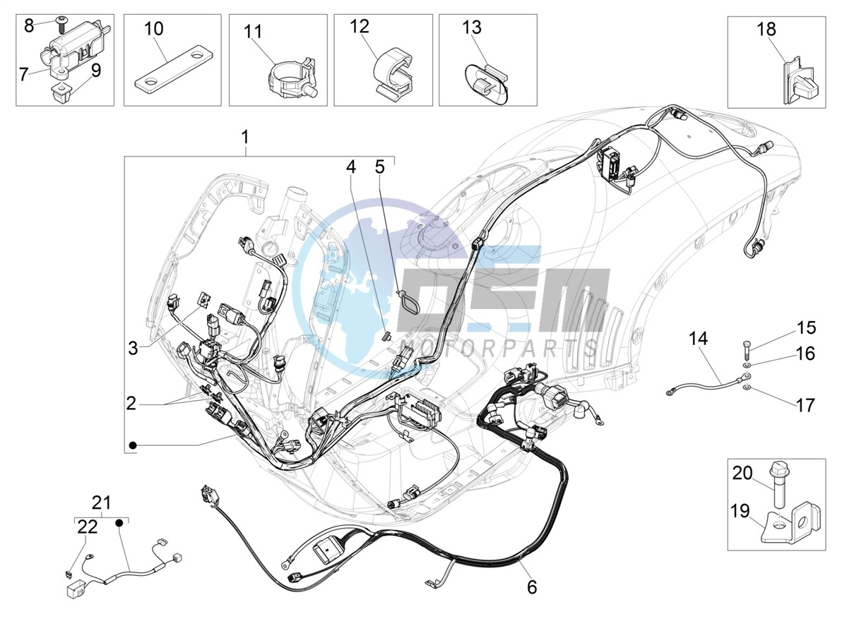 Main cable harness