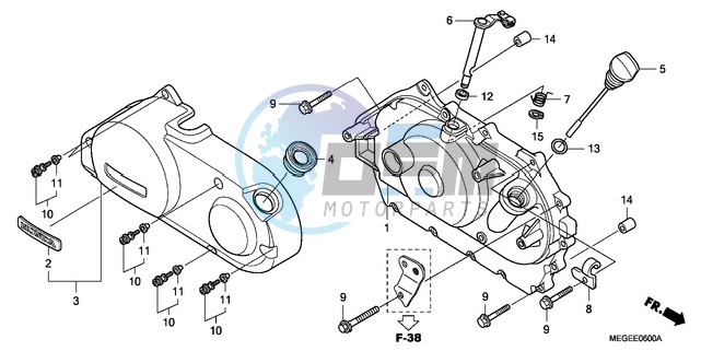 RIGHT CRANKCASE COVER