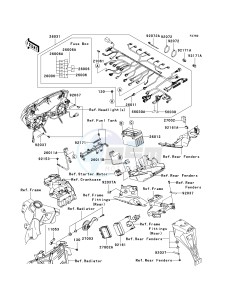 ZX 600 N [NINJA ZX-6RR] (6F) N6F drawing CHASSIS ELECTRICAL EQUIPMENT