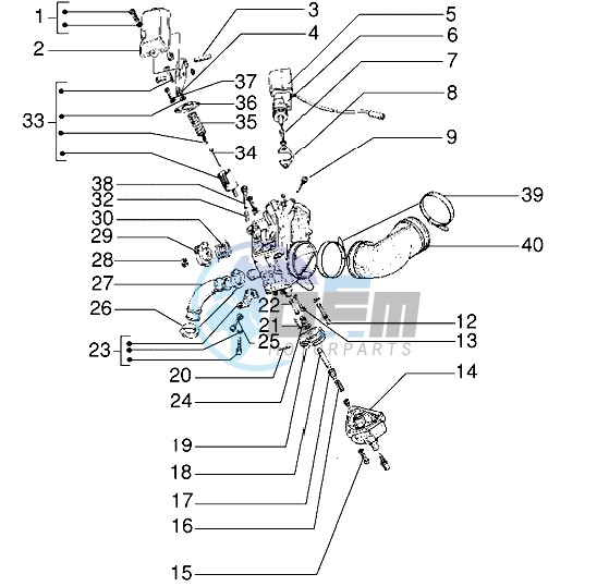 Carburettor component parts