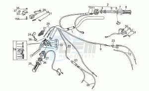 V 75 750 PA Vecchio Tipo PA Vecchio Tipo drawing Handlebar