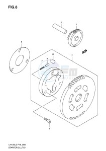 UH125G BURGMAN EU drawing STARTER CLUTCH