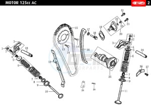 MARATHON-125-AC-E4-FREE-JUMP-AUSTRIA-FREE-JUMP-GREEN drawing VALVES - DISTRIBUTION CHAIN  EURO4