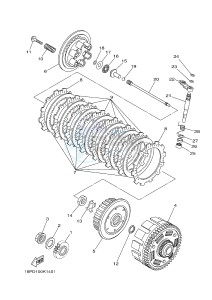 YFZ450R YFZ450RD (18PS 18PP) drawing CLUTCH