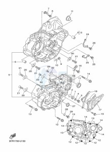 WR450F (B7R9) drawing CRANKCASE