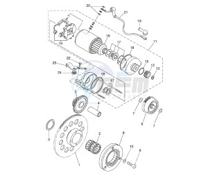 XT Z TENERE 660 drawing STARTER